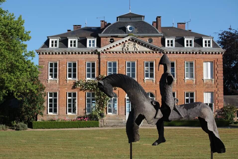 Le Jardin des sculptures,Château de Bois-Guilbert