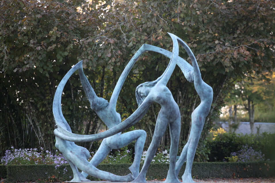 Le Jardin des sculptures,Château de Bois-Guilbert