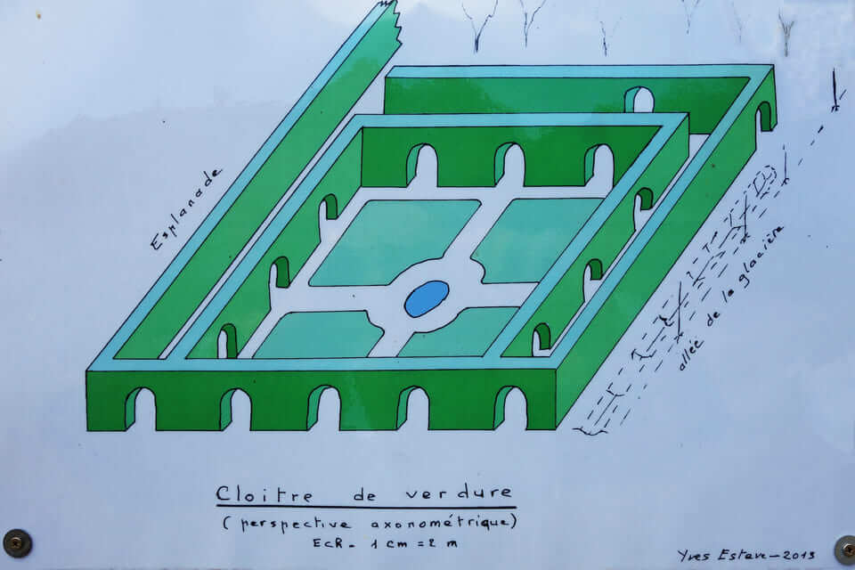 Projet de cloître de verdure