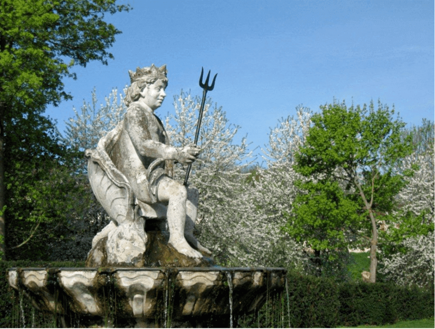 Dieu des eaux, Neptune, surnommé Gribouille - Chateau de Bizy