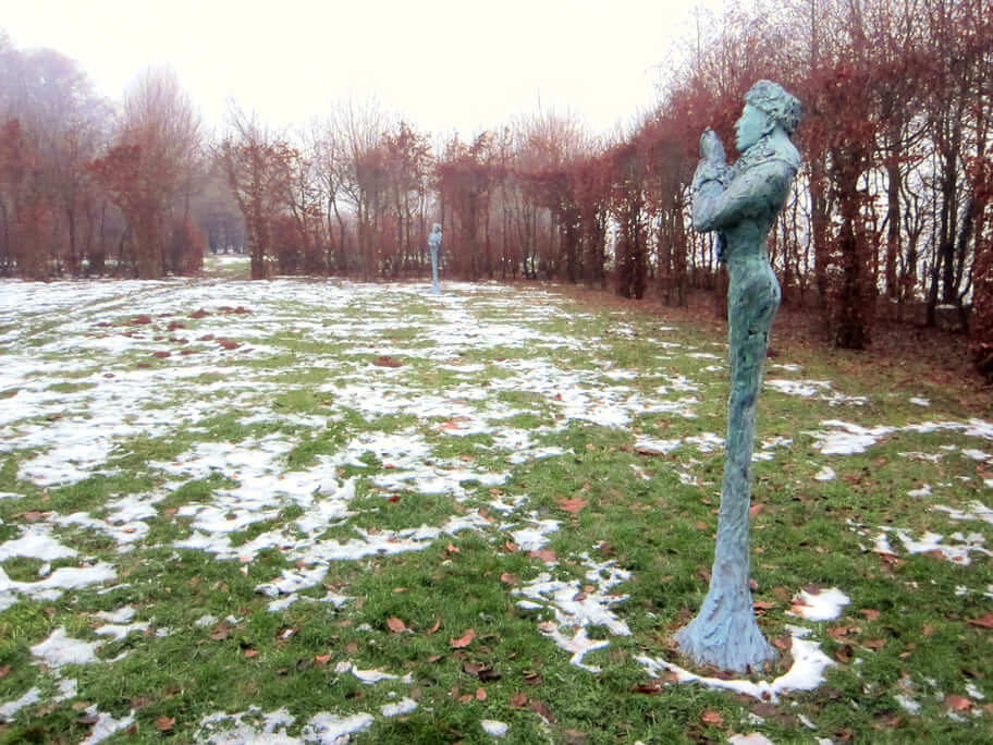Sculpture du jardin des sculptures de Bois Guilbert