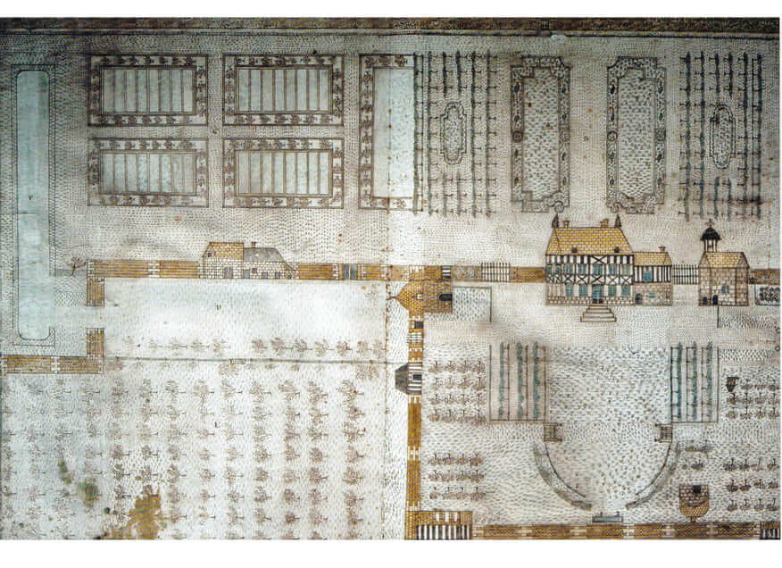 Plan de Villers en 1769